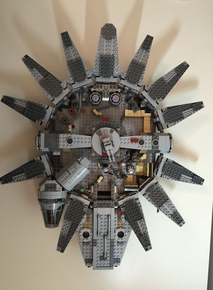 Customized LEGO Star Wars Millennium Falcon 75105