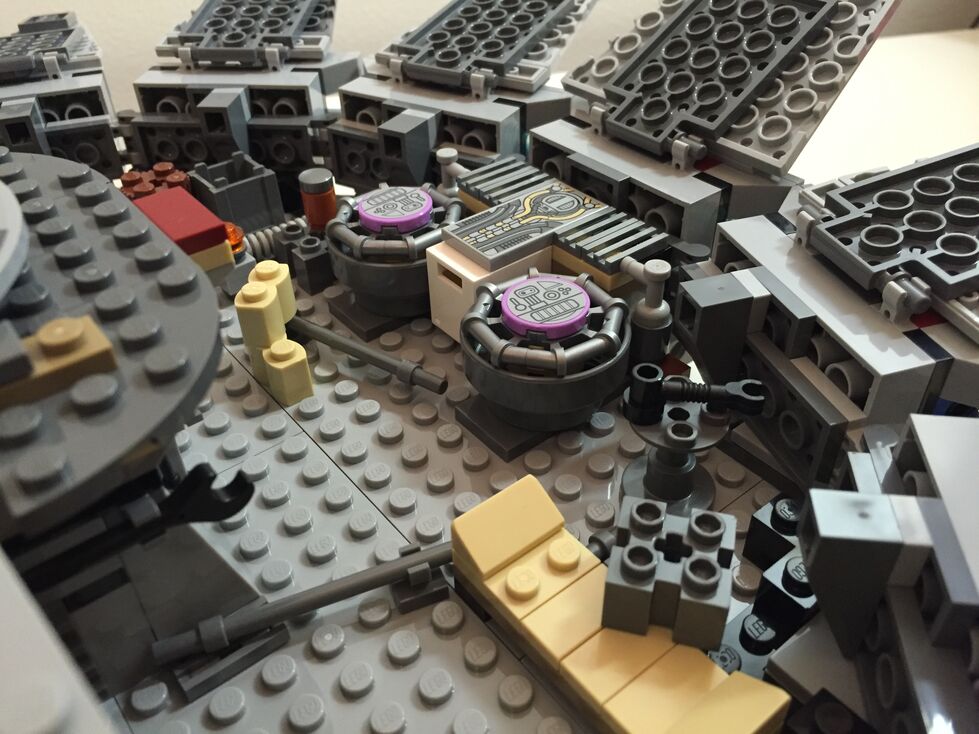 Customized LEGO Star Wars Millennium Falcon 75105