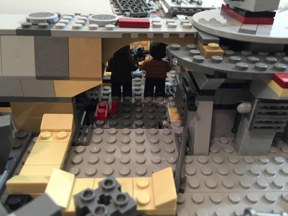 Customized LEGO Star Wars Millennium Falcon 75105