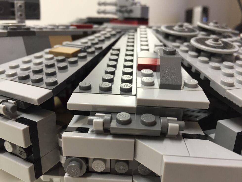 Customized LEGO Star Wars Millennium Falcon 75105