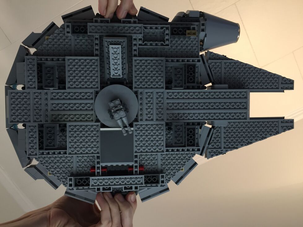 Customized LEGO Star Wars Millennium Falcon 75105