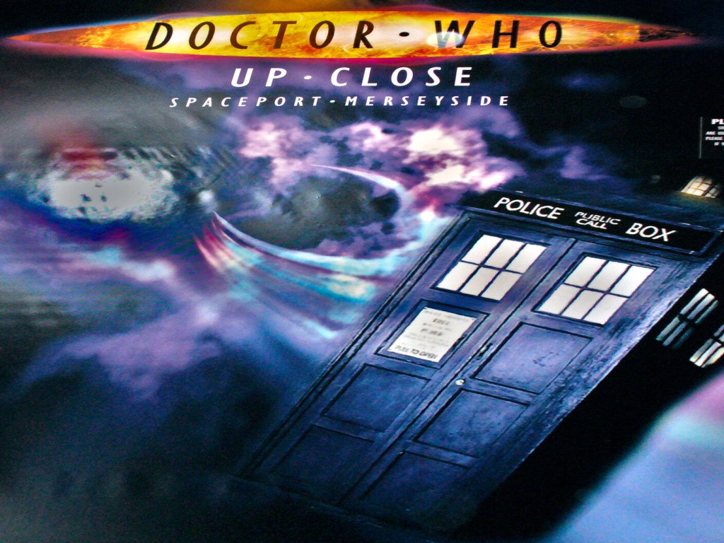 Doctor Who Up Close Exhibit Entrance Poster