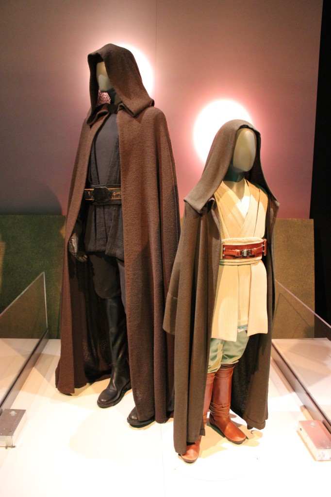 Jedi Luke Skywalker and Padawan Anakin Skywalker