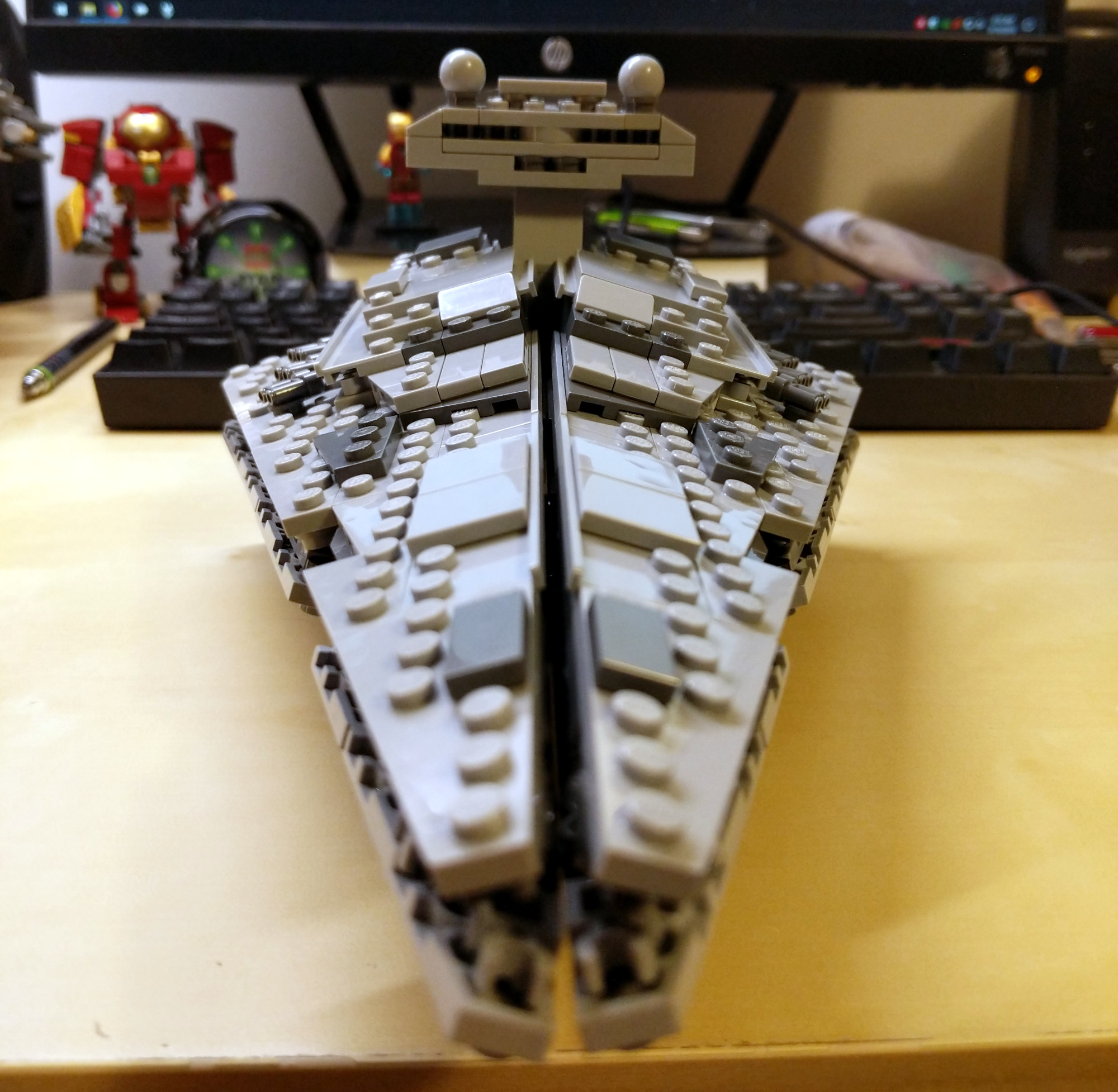 LEGO 8099 Midi-Scale Imperial Star Destroyer Built with Spare