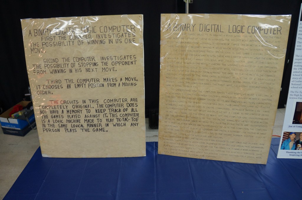 Jim Steiner's Tic-Tac-Toe Computer information boards