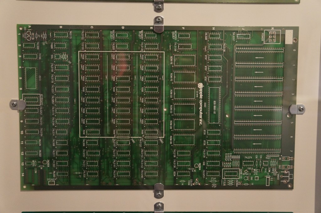 VCFSE 2.0, Computer Displays, Apple II Engineering Sample Motherboard