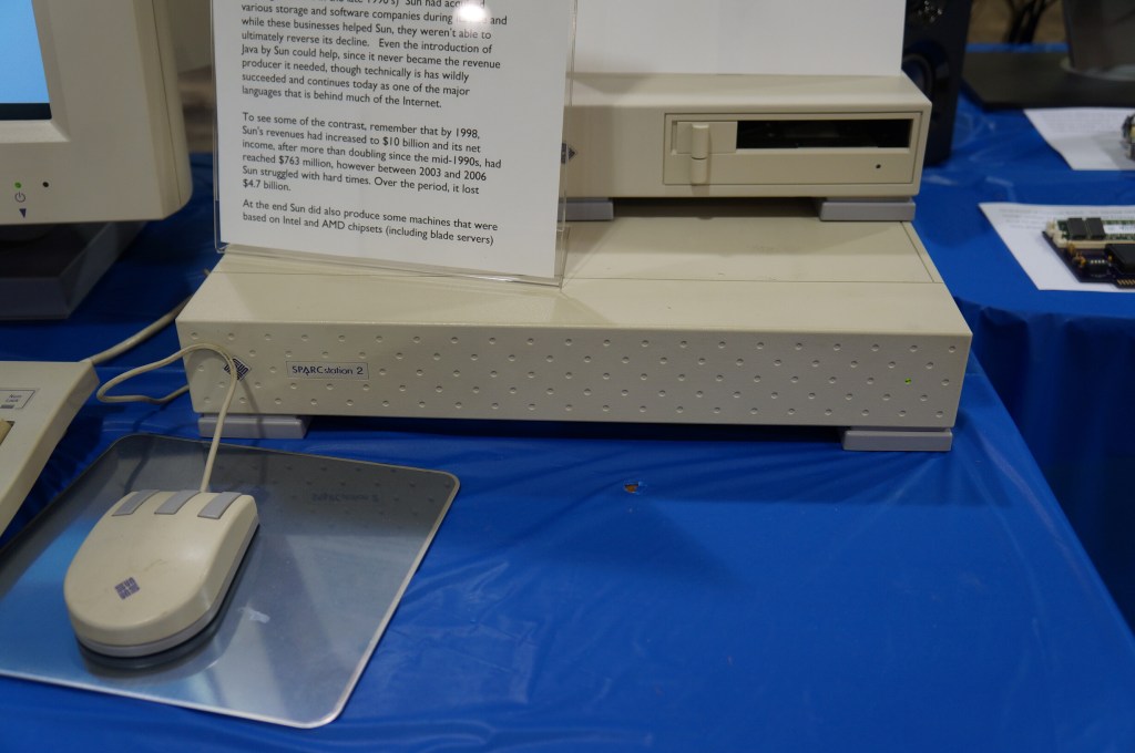 VCFSE 2.0, Exhibition Hall, Sun Sparc station 2