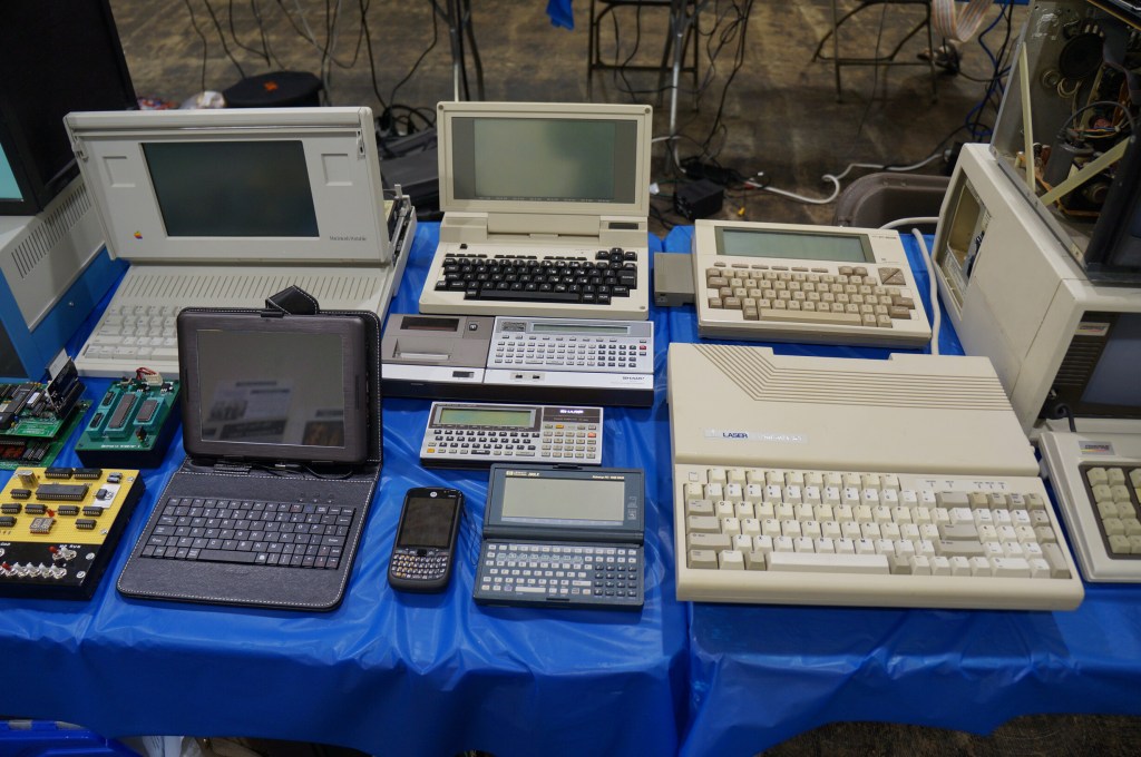 VCFSE 2.0, Exhibition Hall, Radio Shack TRS-80 Pocket Computer and other Portable Computers