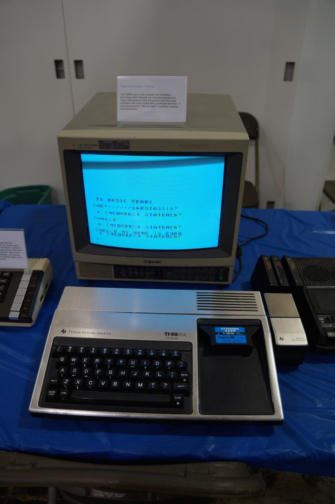 VCFSE 2.0, Exhibition Hall, TI-99/4A