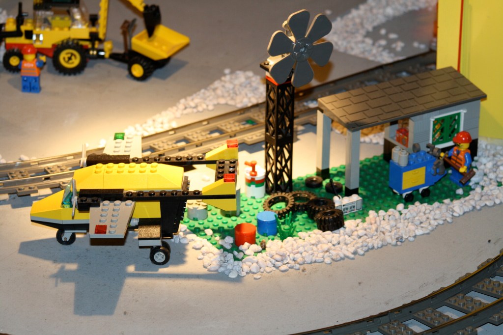 Brick City in Niagara Falls, LEGO sets, custom models, and minifigures on display.
