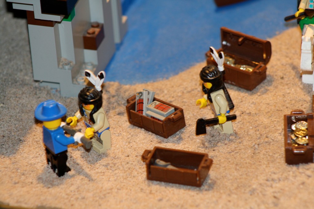 Brick City in Niagara Falls, LEGO sets, custom models, and minifigures on display.