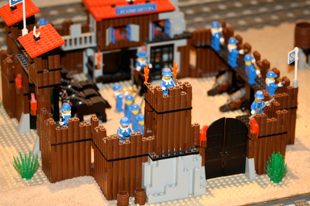 Brick City in Niagara Falls, LEGO sets, custom models, and minifigures on display.