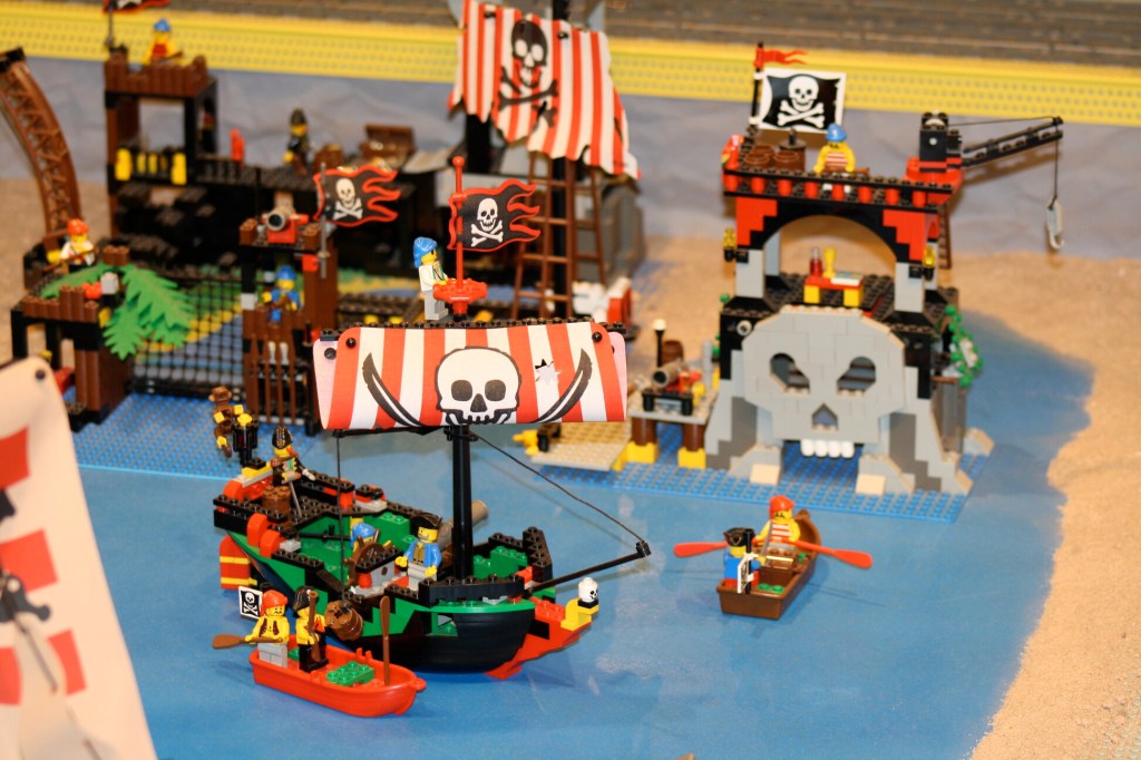 Brick City in Niagara Falls, LEGO sets, custom models, and minifigures on display.