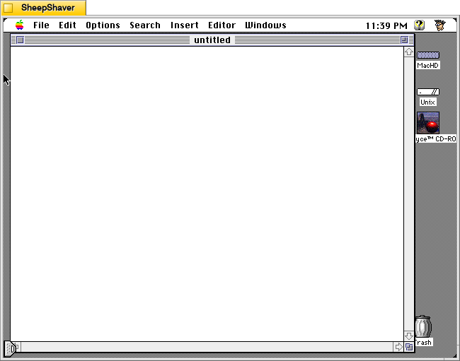 Kant Generator Pro for Macintosh, Composing Window after launch