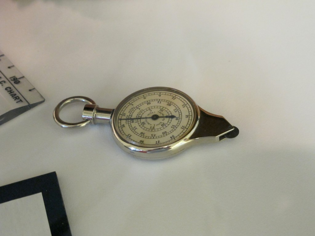 Mighty Eighth Air Force Museum in Savannah, GA, Opisometer Gauge Map Distance Reader