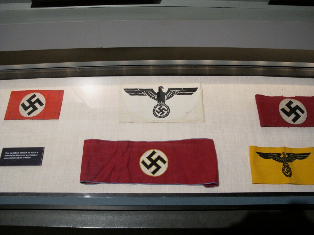 Mighty Eighth Air Force Museum in Savannah, GA, Nazi Arm Bands