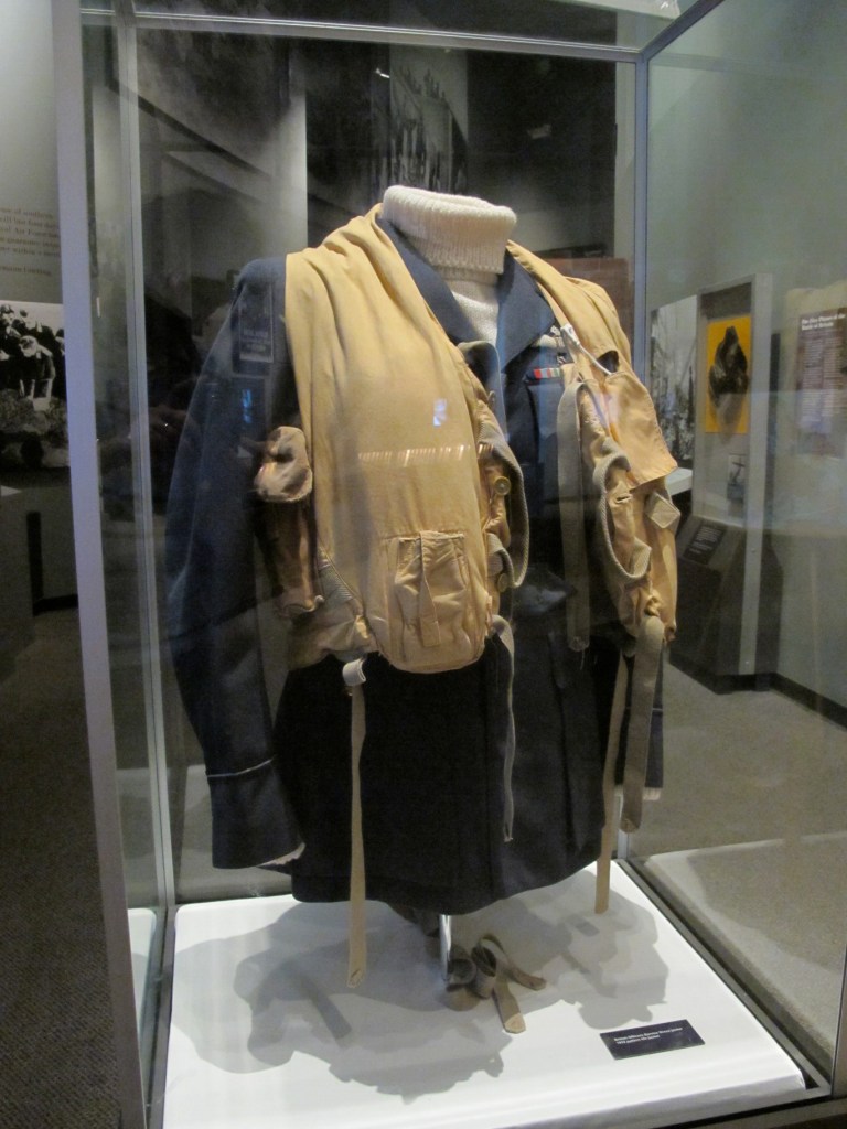 Mighty Eighth Air Force Museum in Savannah, GA, British Uniform and Flight Vest