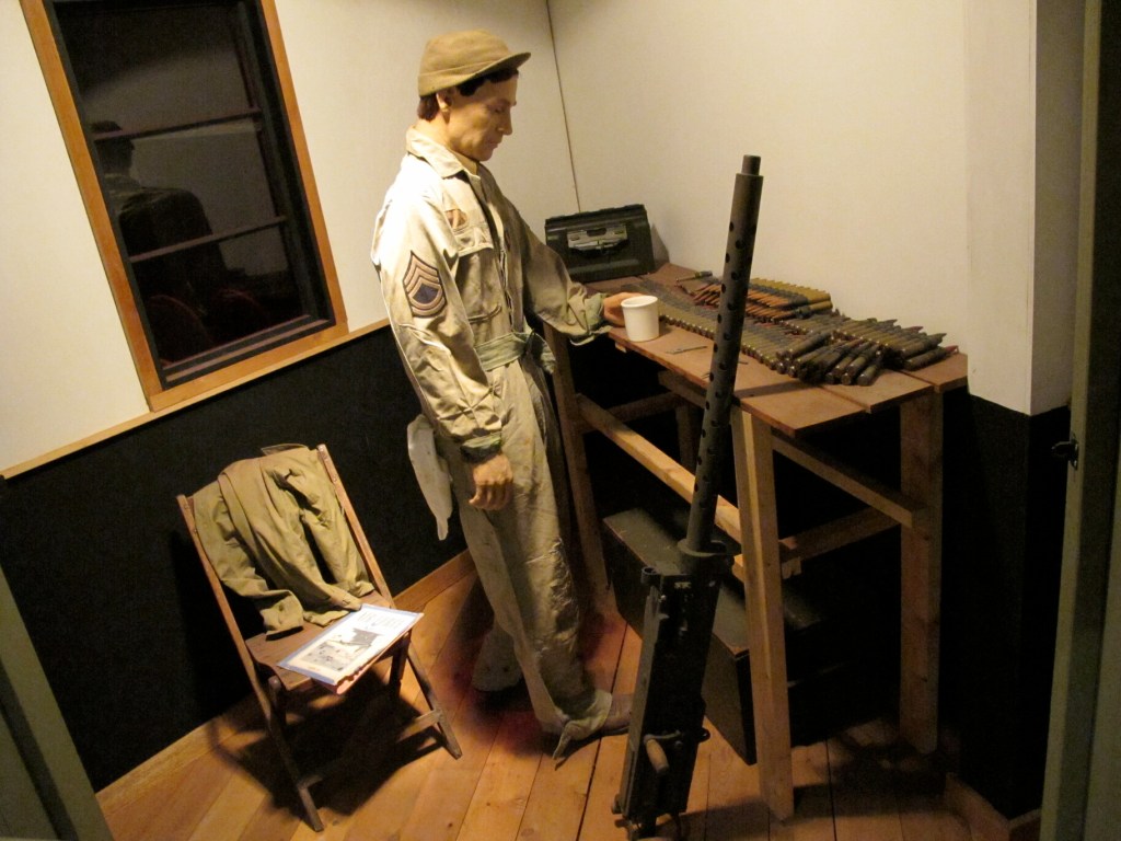 Mighty Eighth Air Force Museum in Savannah, GA, Crew Member and Ma Deuce Exhibit