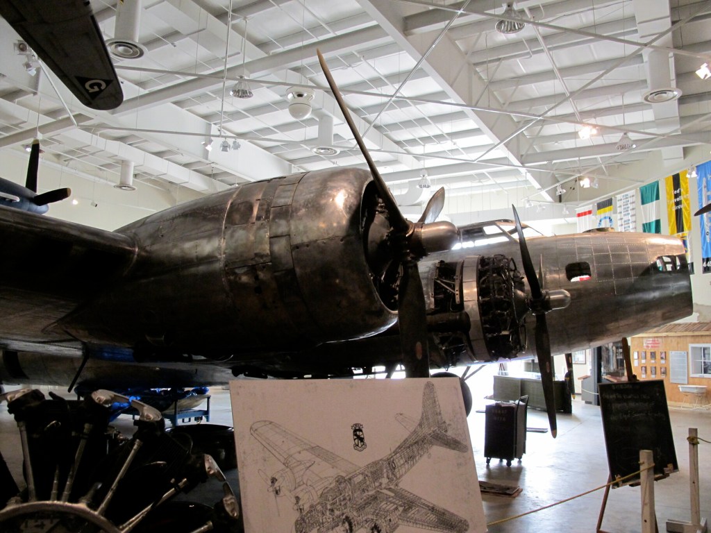 Mighty Eighth Air Force Museum in Savannah, GA, Boeing B-17 Flying Fortress Being Restored