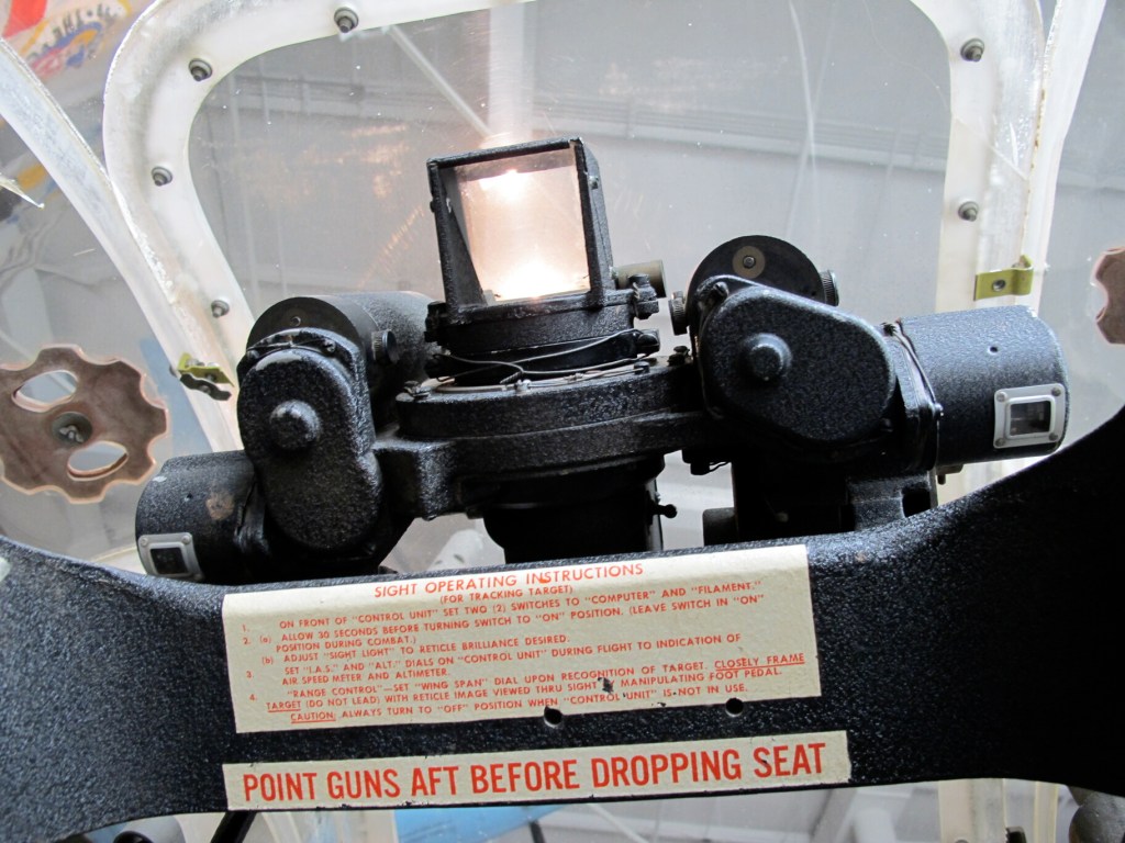 Mighty Eighth Air Force Museum in Savannah, GA, Boeing B-17 Flying Fortress Being Restored, Dorsal Gunner Position