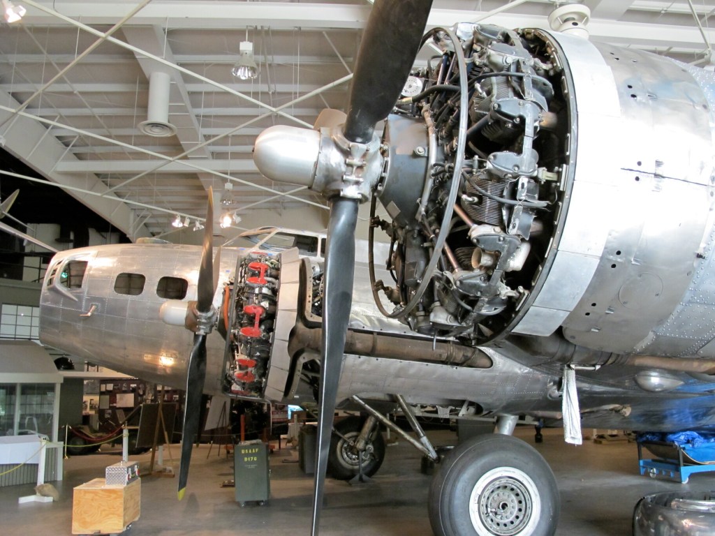 Mighty Eighth Air Force Museum in Savannah, GA, Boeing B-17 Flying Fortress Being Restored