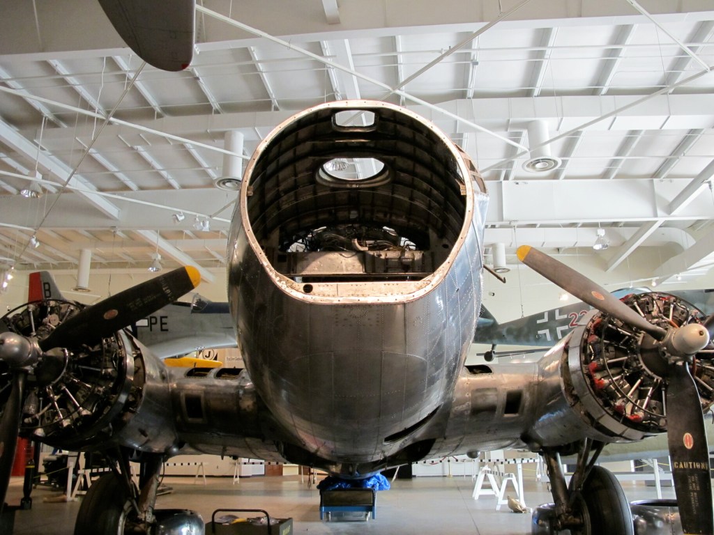 Mighty Eighth Air Force Museum in Savannah, GA, Boeing B-17 Flying Fortress Being Restored