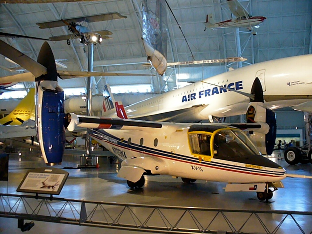 National Air and Space Museum, Udvar-Hazy Center, Bell XV-15 Tilt Rotor Research Aircraft