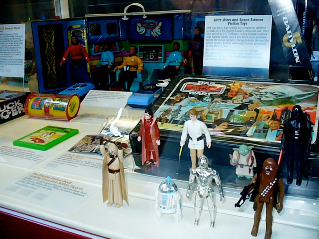 National Air and Space Museum, Udvar-Hazy Center, Mego Star Trek and Kenner Star Wars Action Figures