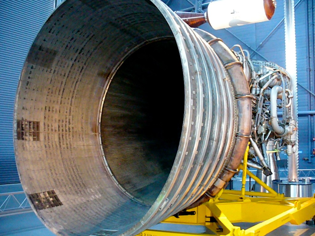National Air and Space Museum, Udvar-Hazy Center, Rocketdyne F-1 Rocket Engine