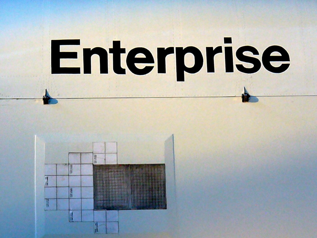 National Air and Space Museum, Udvar-Hazy Center, NASA Space Shuttle Enterprise