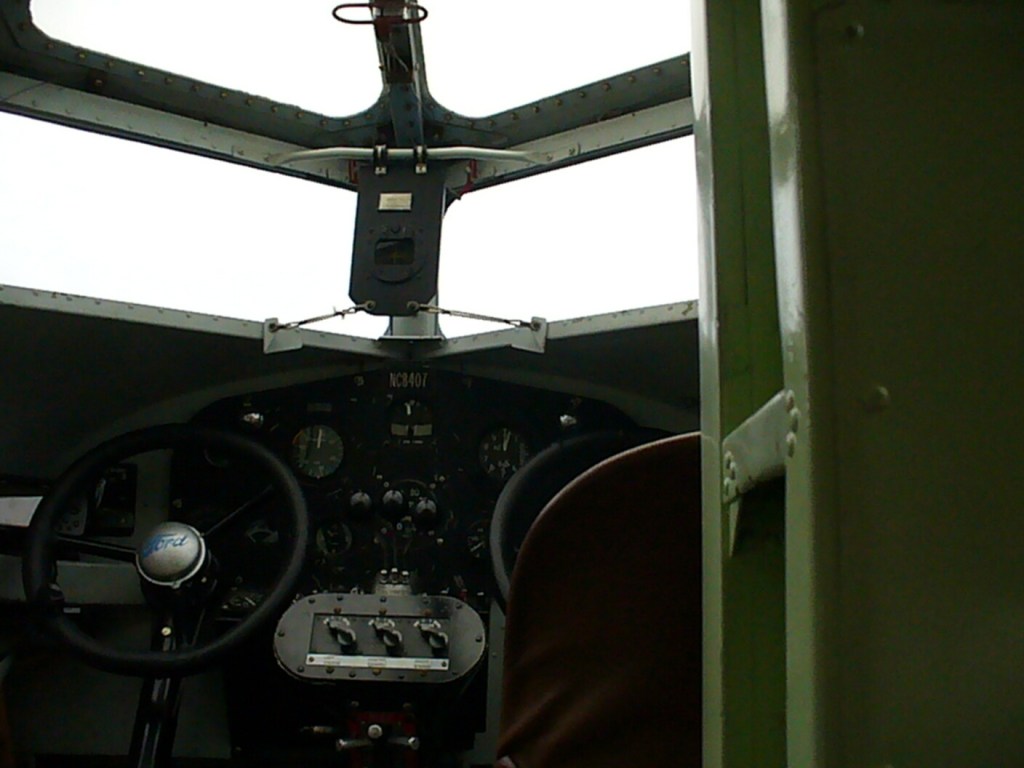 1929 Ford Tri-Motor Model 4-AT on St. Simons Island, GA, Cockpit