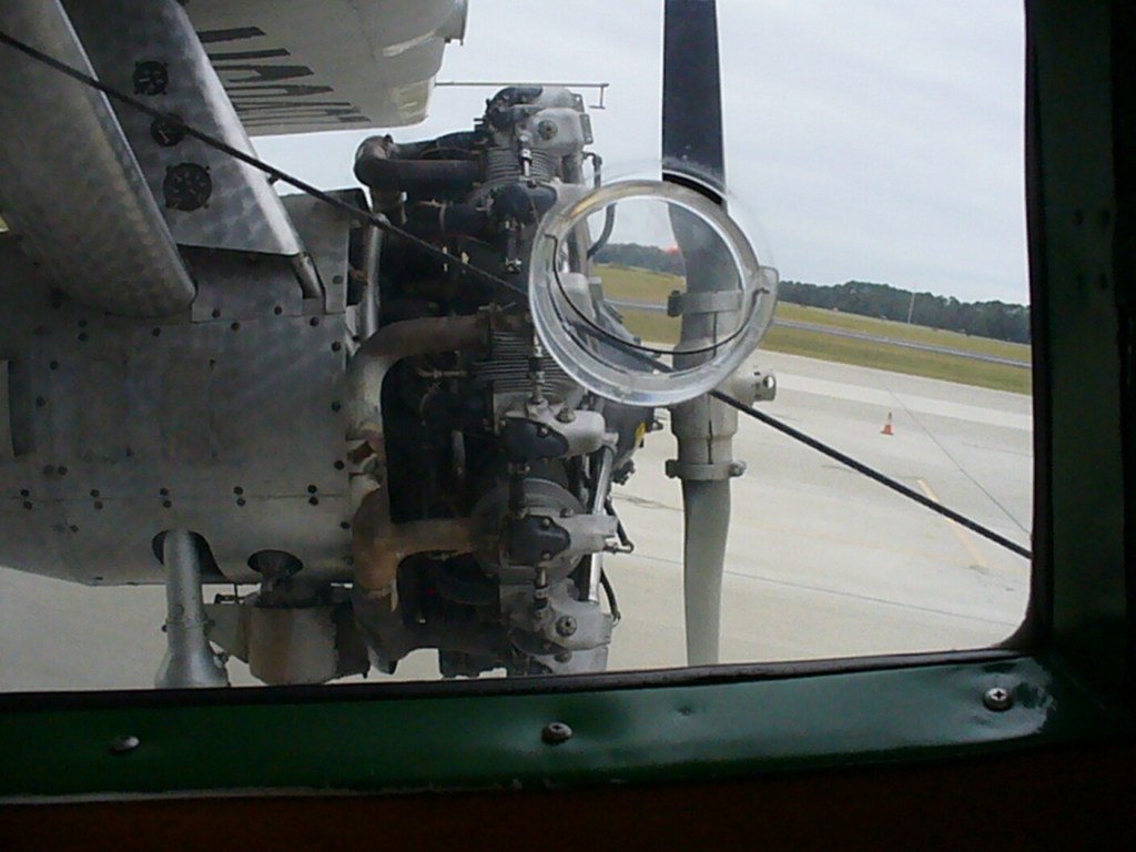 1929 Ford Tri-Motor Model 4-AT on St. Simons Island, GA, Left Engine