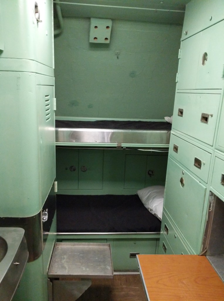 USS Growler (SSG-577), Cold War-era Cruise Missile Submarine Docked Next to Intrepid Museum, March 2019, Bunks