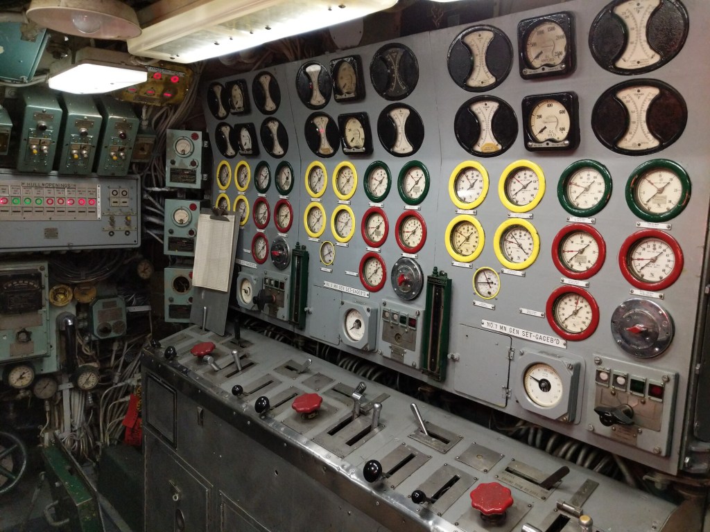 USS Growler (SSG-577), Cold War-era Cruise Missile Submarine Docked Next to Intrepid Museum, March 2019, Interior