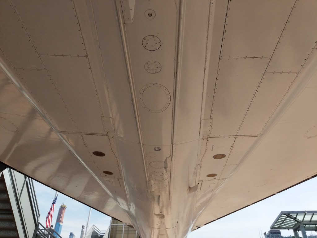 Intrepid Museum, WWII Aircraft Carrier turned Air and Space Museum, Manhattan, New York, Concorde Airliner on Pier