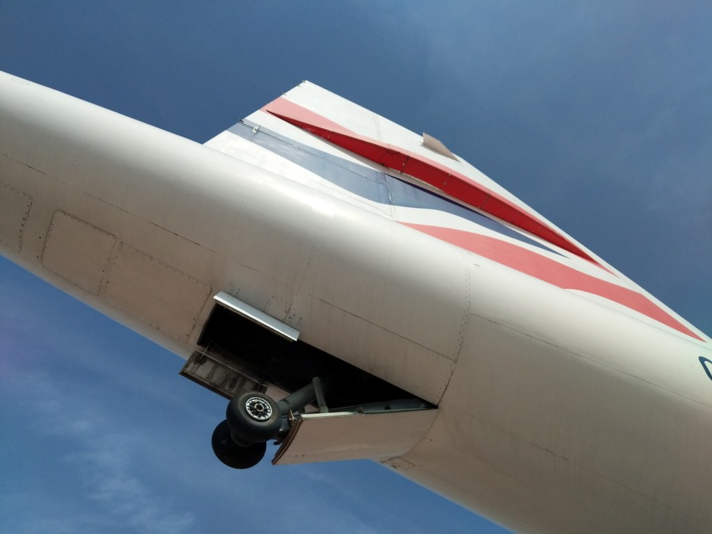 Intrepid Museum, WWII Aircraft Carrier turned Air and Space Museum, Manhattan, New York, Concorde Airliner on Pier