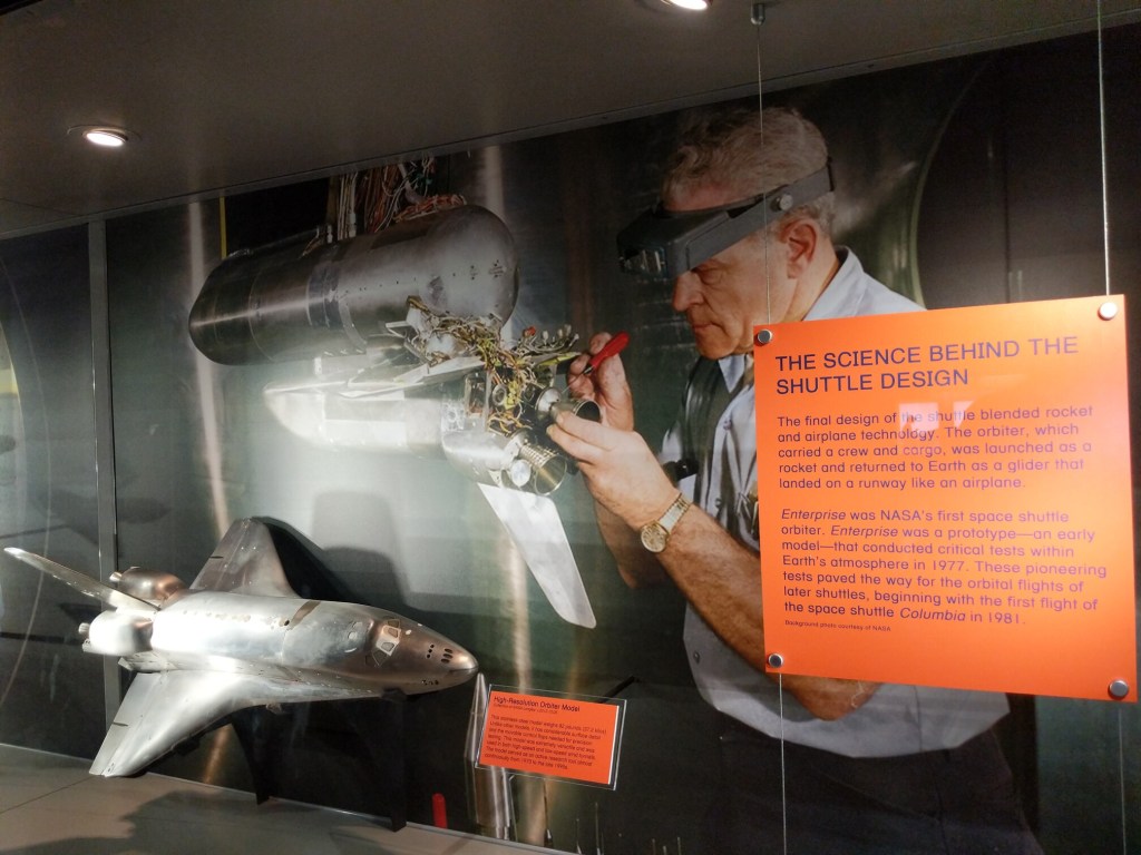 Intrepid Museum, WWII Aircraft Carrier turned Air and Space Museum, Manhattan, New York, Space Shuttle Wind Tunnel Model