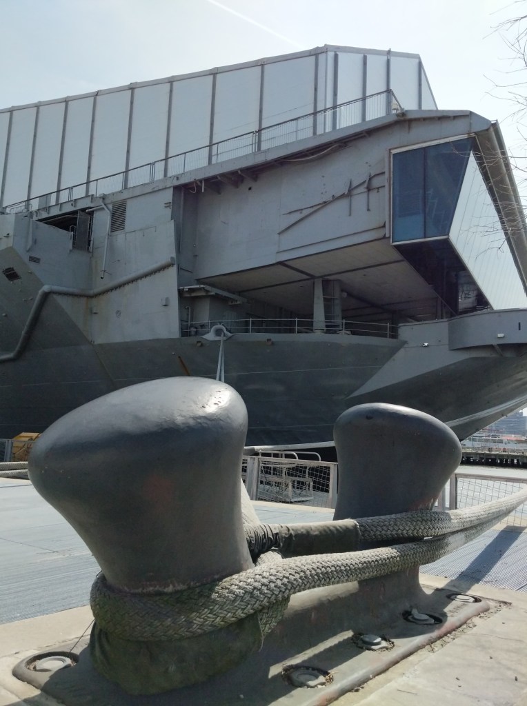 Intrepid Museum, WWII Aircraft Carrier turned Air and Space Museum, Manhattan, New York, USS Intrepid Aft