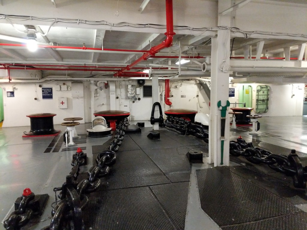 Intrepid Museum, WWII Aircraft Carrier turned Air and Space Museum, Manhattan, New York, Ship Interior