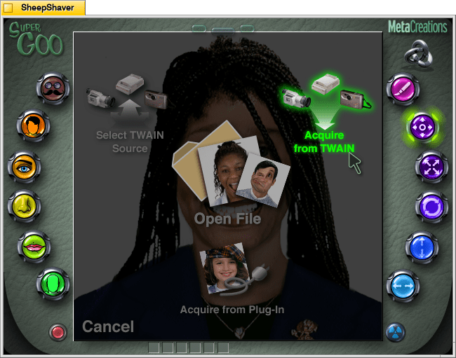 Kai's SuperGOO 1.0 In Panel on MacOS 8.1.