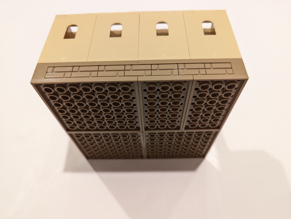 DIY LEGO Display Stand for holding two heavy objects on a desk