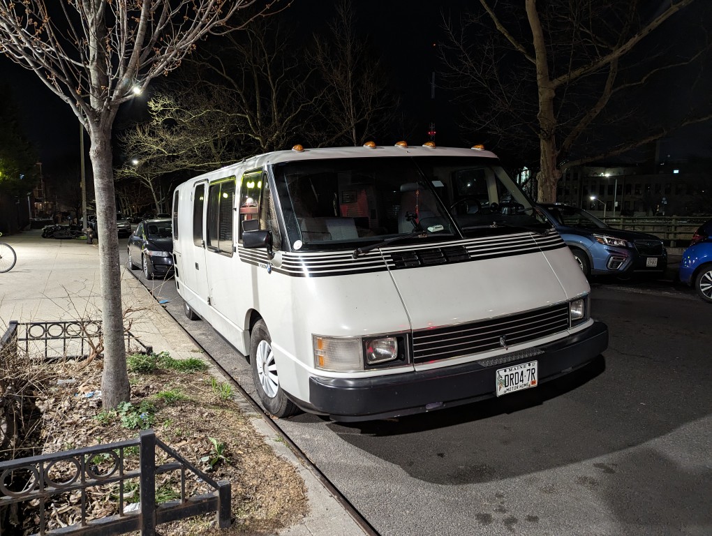 Vixen RV front-side view on passenger side