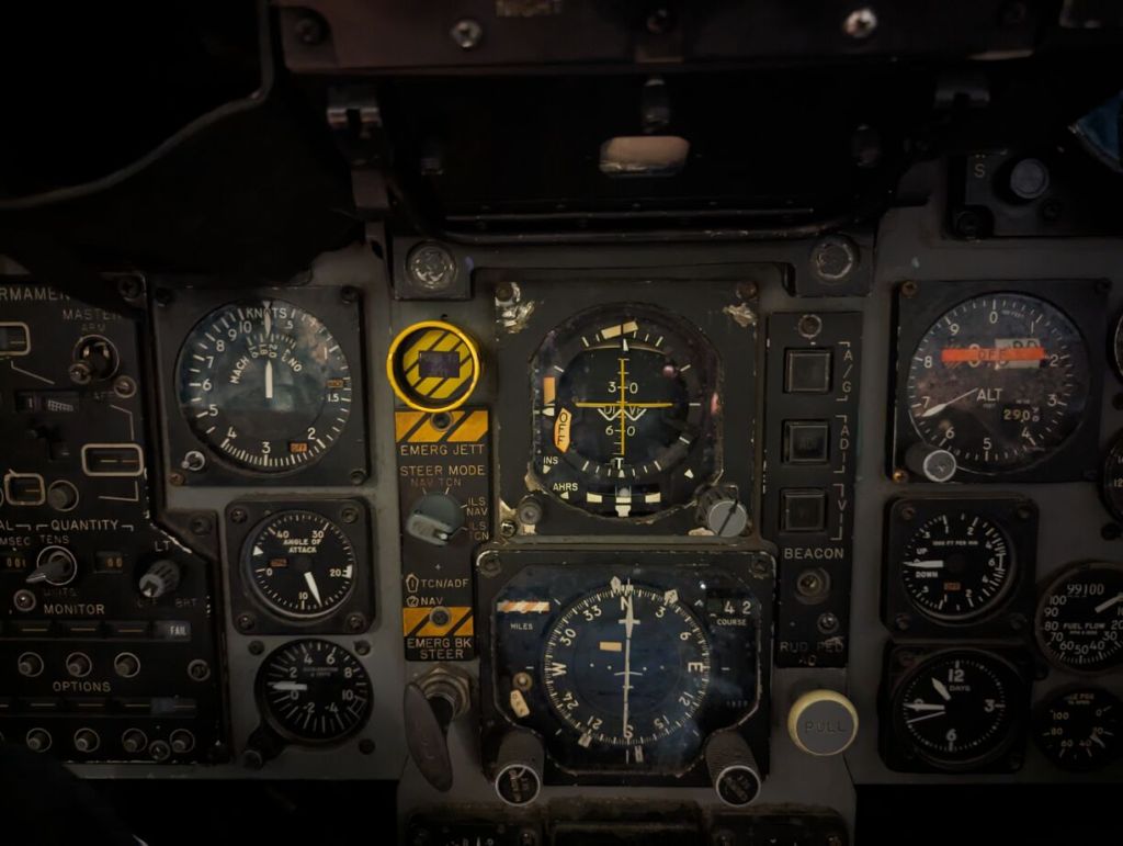 F-15 Cockpit, Museum of Aviation, Robins Air Force Base, Warner Robins, GA.