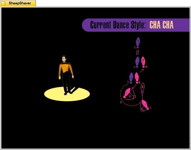 After Dark - Star Trek: The Next Generation screensaver, Data Dances.
