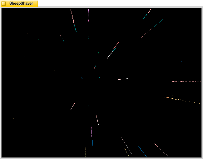 After Dark - Star Trek: The Next Generation screensaver, Warp Effect.