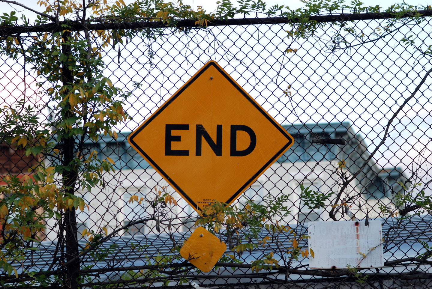 End Sign in Carroll Gardens, Brooklyn – Dynamic Subspace