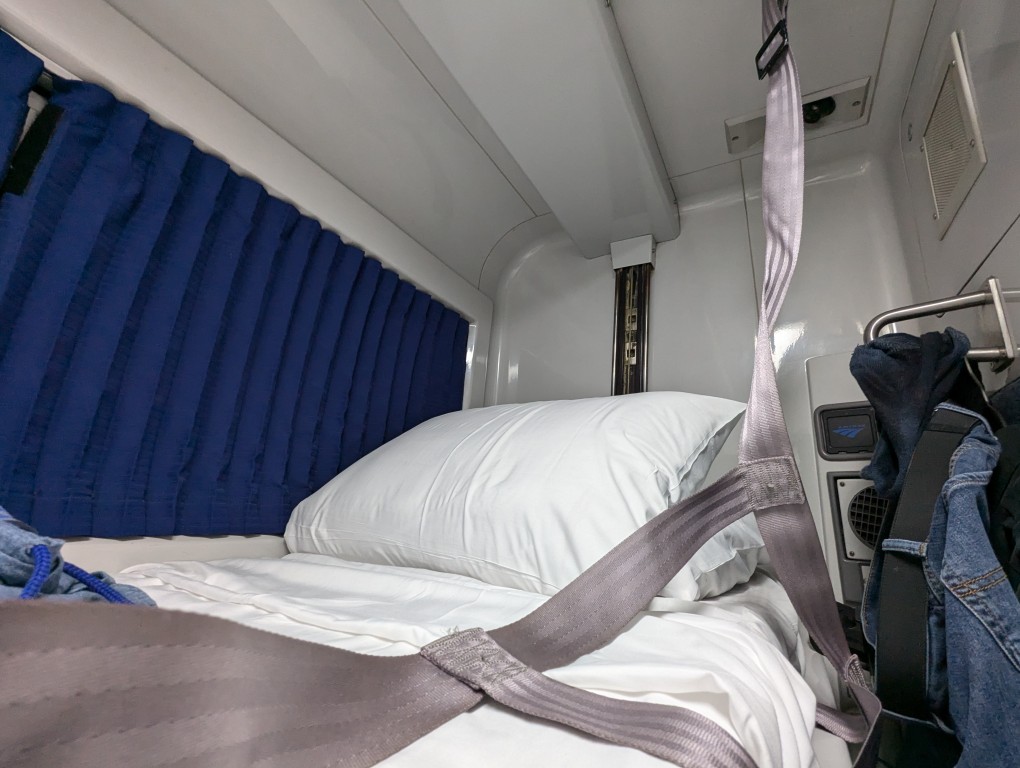 amtrak roomette bunk bed made