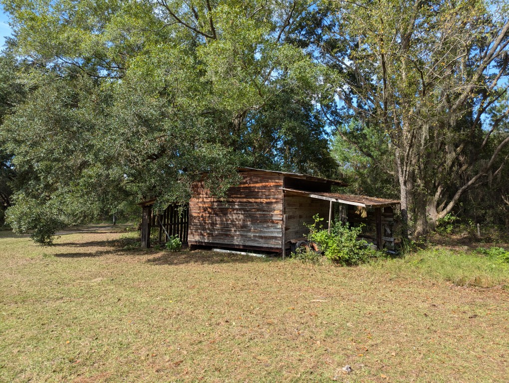 old barn that predates the house