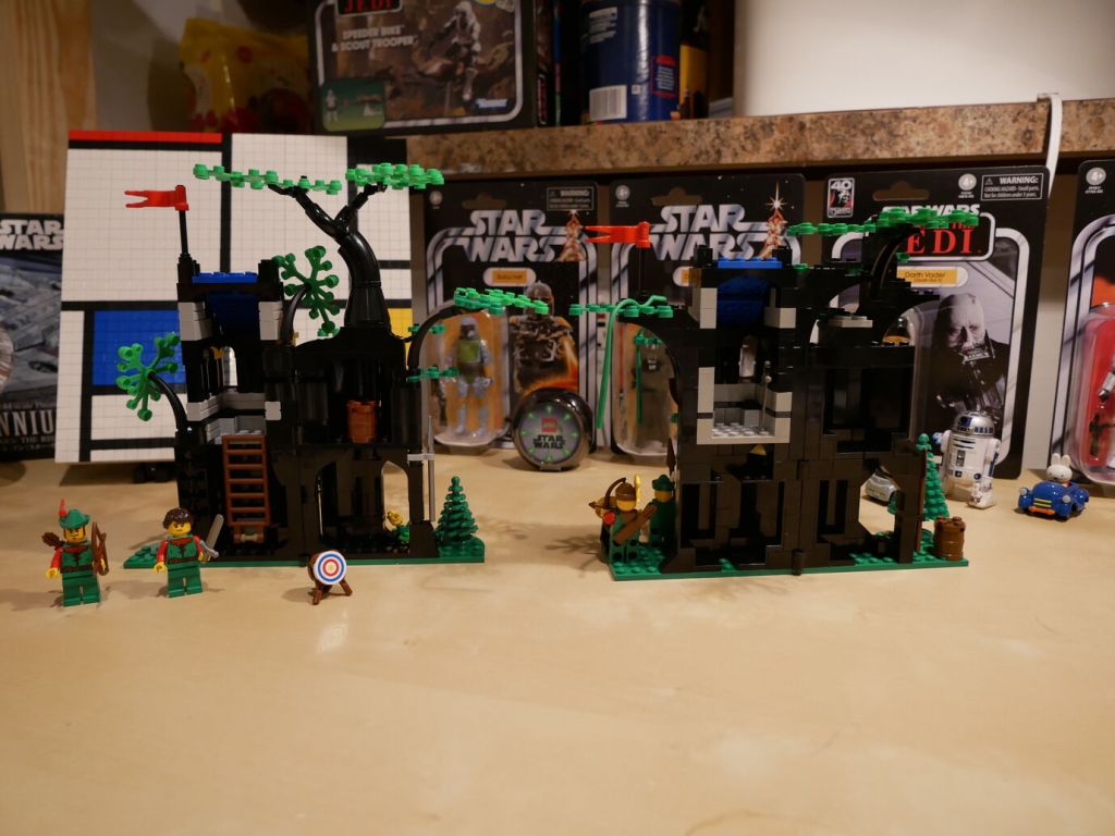 LEGO Forest Hideout (40567) and Forestmen's Hideout (6054)