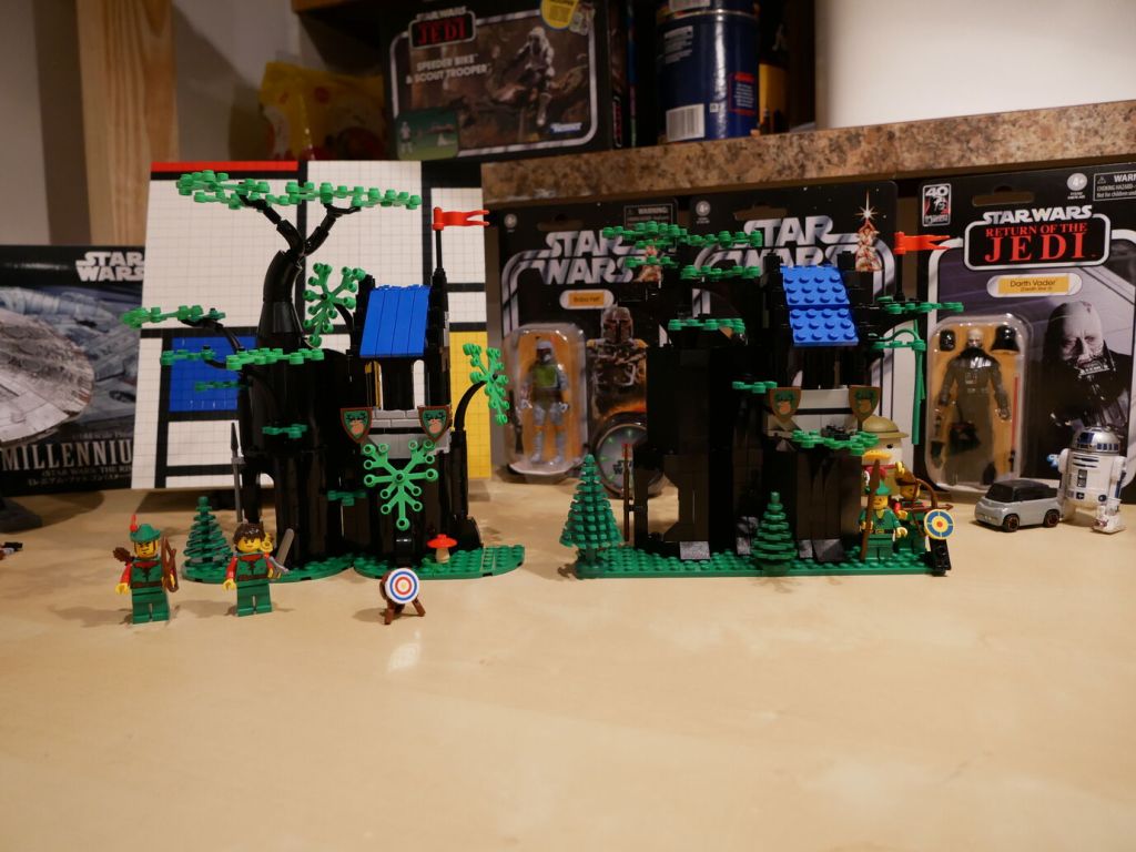 LEGO Forest Hideout (40567) and Forestmen's Hideout (6054)